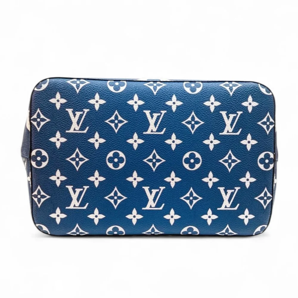 ✨️( Excellent Condition) Authentic Louis Vuitton Neonoe MM Monogram Blue Escale - Picture 15 of 16